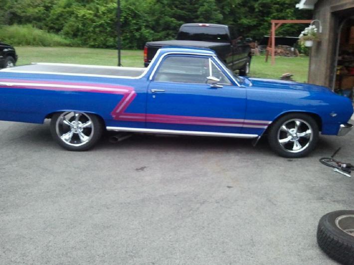 68 El Camino, 17x7 front + 18x8 rear