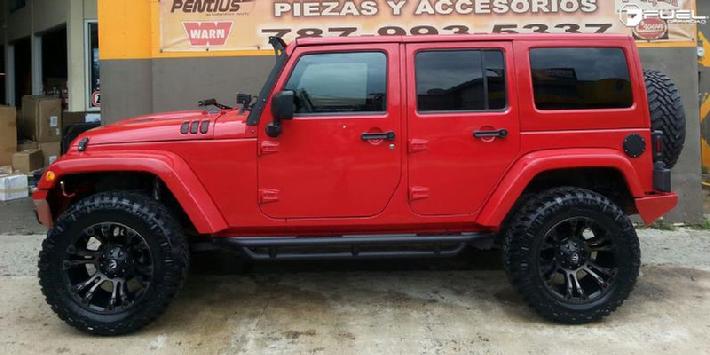 Jeep Wrangler with 20x10 D569 Vapor